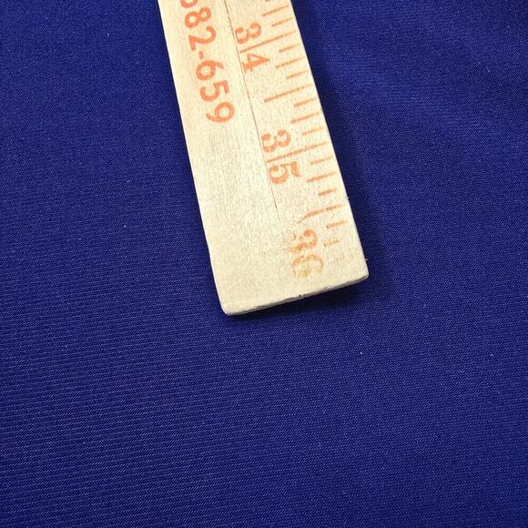 Evan Picone Royal Blue Midi Maxi Wedding Cocktail Event Dress Halter Formal 6 - Picture 8 of 11